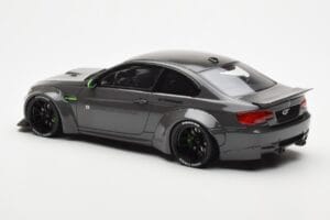 BMW M3 E92 LBWK Liberty Walk Szürke GT Spirit 1:18 GT127 Gyanta – 5. kép a 6-ből