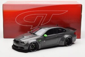 BMW M3 E92 LBWK Liberty Walk Szürke GT Spirit 1:18 GT127 Gyanta – 6. kép a 6-ből