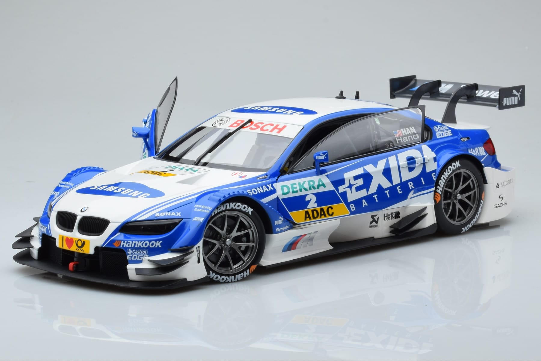BMW M3 #2 BMW Team RMG A.J. Hand DTM 2012 Minichamps 1:18 100122202 Fém – 2. kép a 8-ből