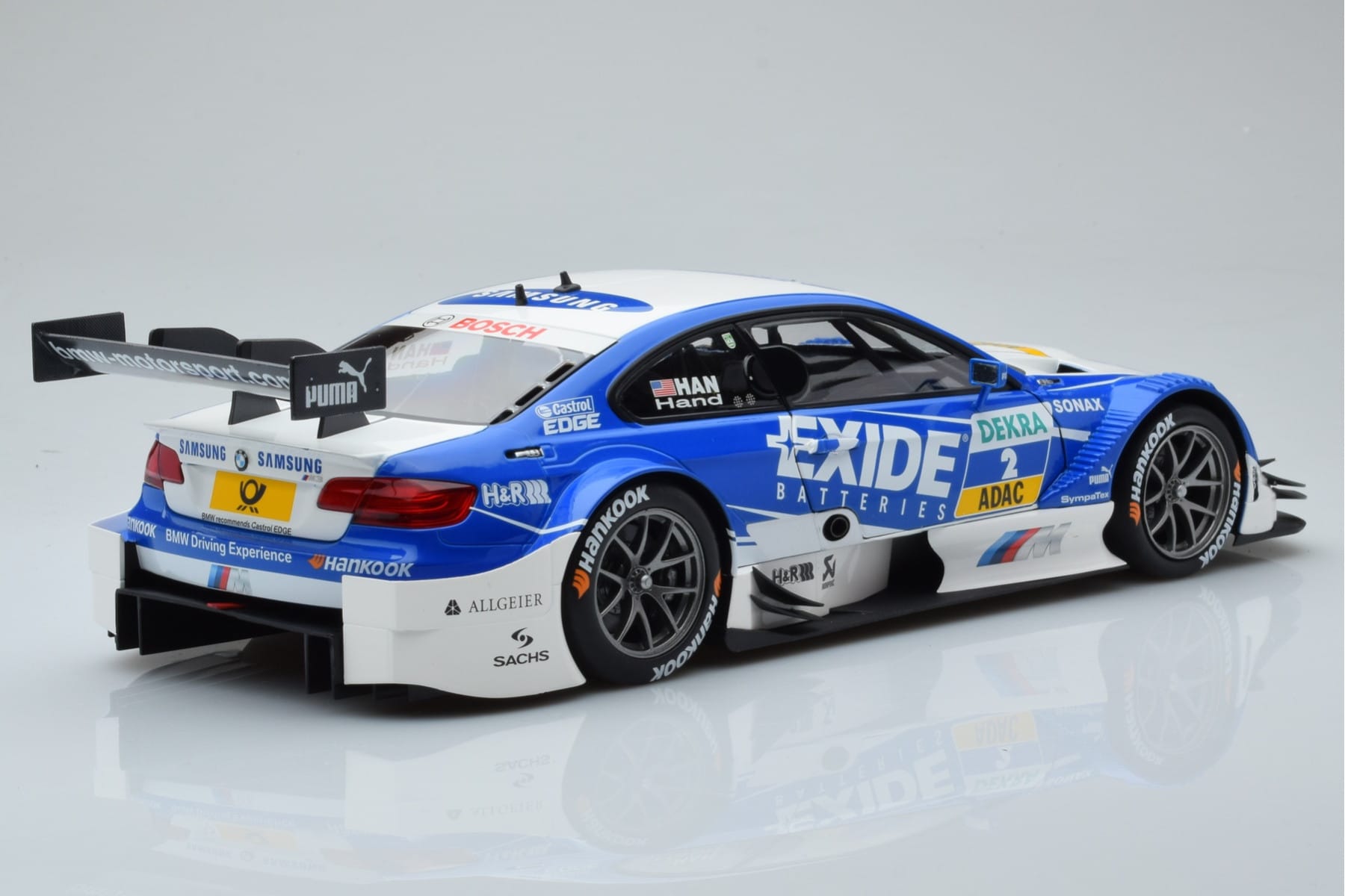 BMW M3 #2 BMW Team RMG A.J. Hand DTM 2012 Minichamps 1:18 100122202 Fém – 3. kép a 8-ből