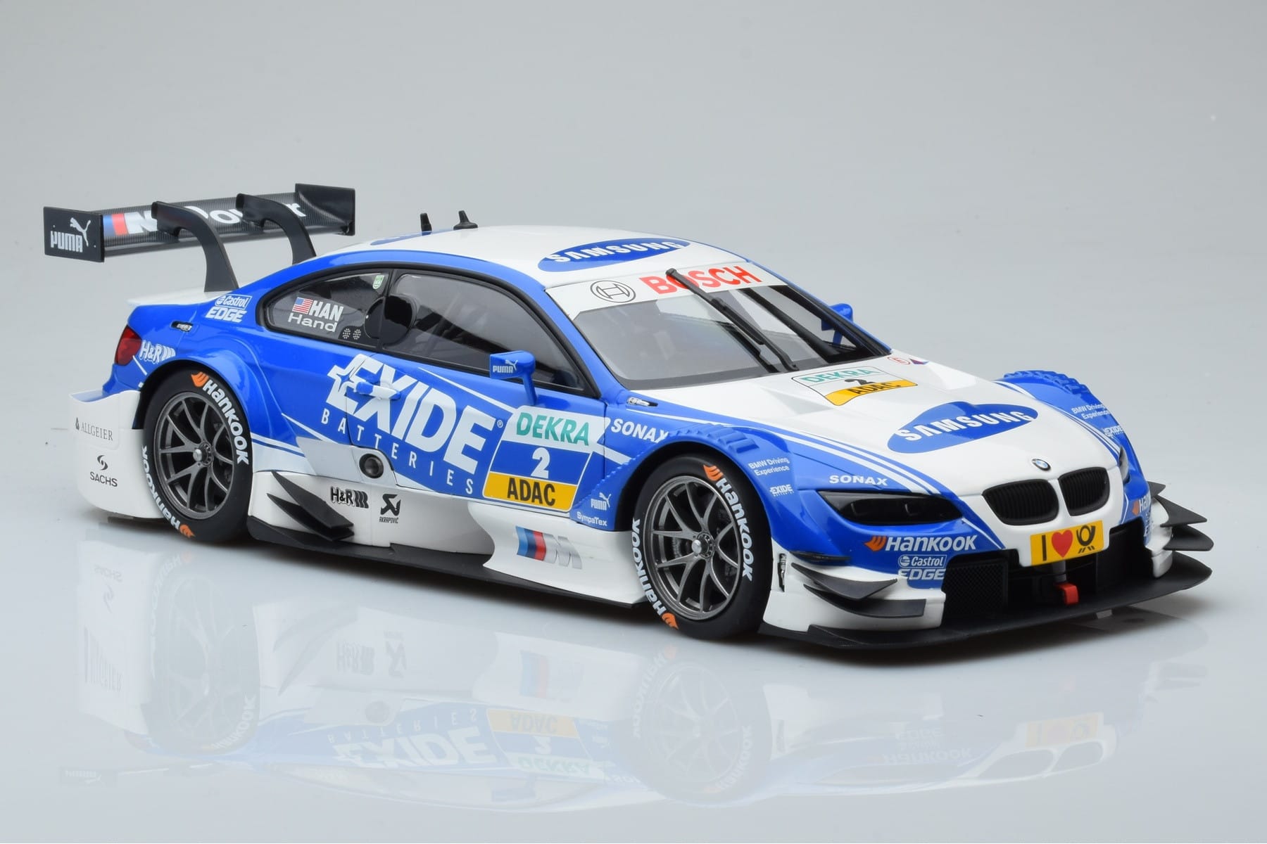 BMW M3 #2 BMW Team RMG A.J. Hand DTM 2012 Minichamps 1:18 100122202 Fém – 5. kép a 8-ből