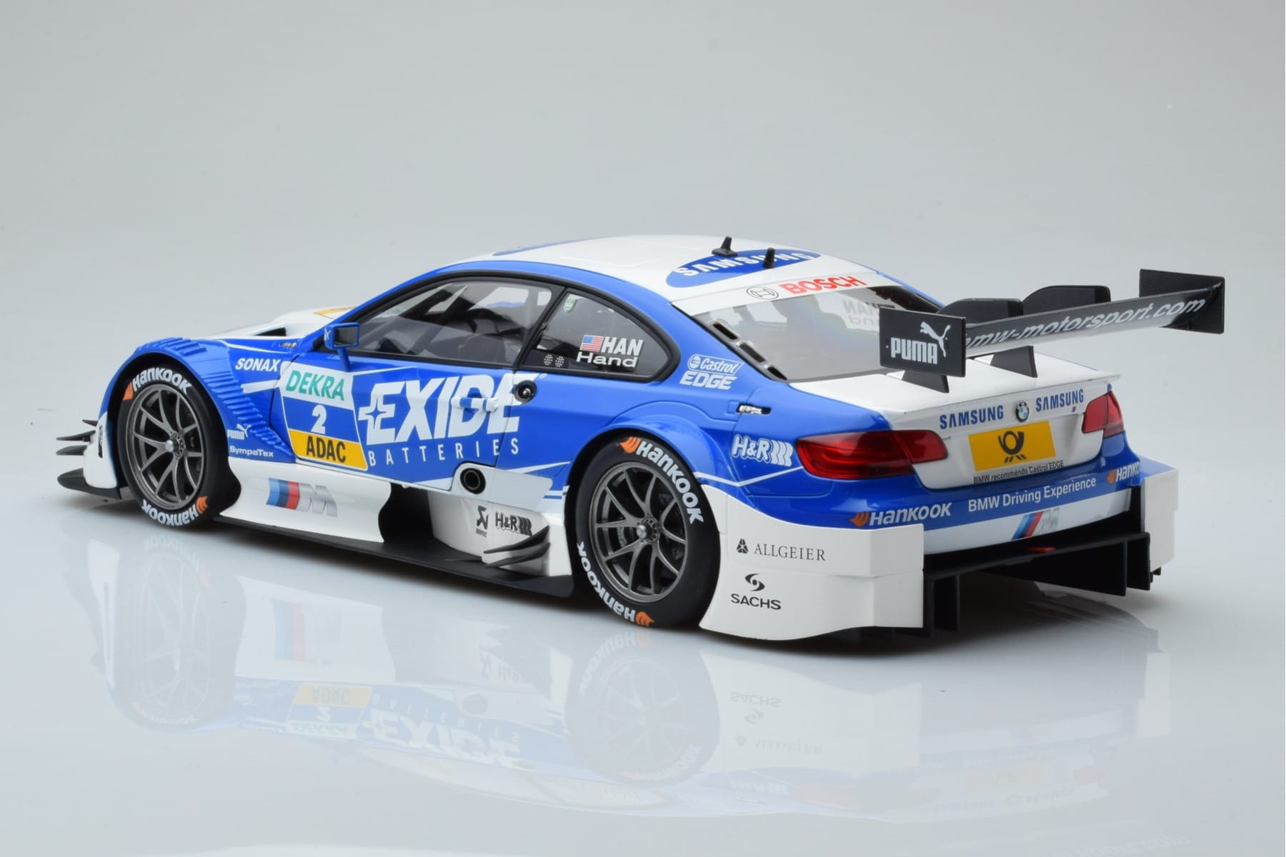BMW M3 #2 BMW Team RMG A.J. Hand DTM 2012 Minichamps 1:18 100122202 Fém – 6. kép a 8-ből