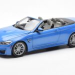 BMW M4 F83 Kabrió Yas Marina Kék Paragon 1:18