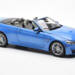 BMW M4 F83 Kabrió Yas Marina Kék Paragon 1:18 - image 6 of 8