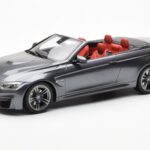 BMW M4 F83 Kabrió Szürke GT Spirit 1:18