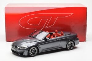 BMW M4 F83 Kabrió Szürke GT Spirit 1:18 GT081 Gyanta – 6. kép a 6-ből