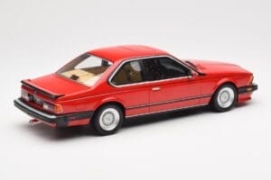 BMW M635 CSi E24 Henna Piros Otto 1:18 OT1018 Gyanta – 2. kép a 6-ből
