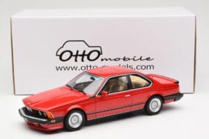 BMW M635 CSi E24 Henna Piros Otto 1:18 OT1018 Gyanta – 6. kép a 6-ből
