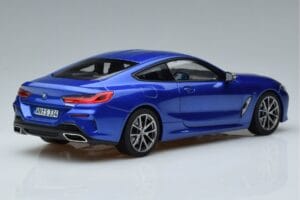 BMW M850i G15 Kék Metál Norev 1:18 183286 Fém – 3. kép a 7-ből