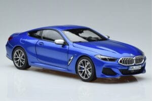 BMW M850i G15 Kék Metál Norev 1:18 183286 Fém – 5. kép a 7-ből