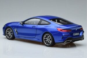 BMW M850i G15 Kék Metál Norev 1:18 183286 Fém – 6. kép a 7-ből