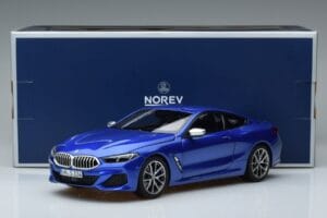 BMW M850i G15 Kék Metál Norev 1:18 183286 Fém – 7. kép a 7-ből