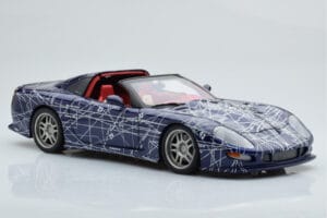 Chevrolet Callaway C12 Corvette MUKO Artcar AUTOart 1:18 71014 Fém – 7. kép a 9-ből
