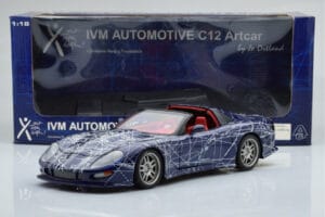 Chevrolet Callaway C12 Corvette MUKO Artcar AUTOart 1:18 71014 Fém – 9. kép a 9-ből