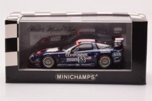Chevrolet Corvette C5R #53 R. Fellows / J. O'Connell / F. Freon 24 Hours of Le Mans 2003 Minichamps 1:43 400031453 Fém – 4. kép a 4-ből