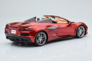 Chevrolet Corvette C8 Z06 Kabrió Piros Mist GT Spirit 1:18 GT402 Gyanta – 2. kép a 5-ből