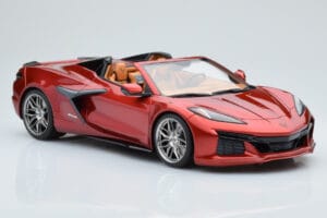 Chevrolet Corvette C8 Z06 Kabrió Piros Mist GT Spirit 1:18 GT402 Gyanta – 3. kép a 5-ből
