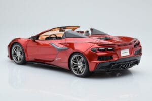 Chevrolet Corvette C8 Z06 Kabrió Piros Mist GT Spirit 1:18 GT402 Gyanta – 4. kép a 5-ből