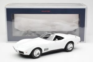 Chevrolet Corvette C3 Kabrió Can-Am Fehér Norev 1:18 189038 Fém – 6. kép a 6-ből