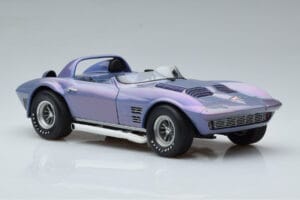 Chevrolet Corvette Grand Sport Roadster Laguna Seca Égkék Exoto 1:18 EXPRM00080 Fém – 5. kép a 9-ből