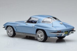 Chevrolet Corvette C2 Sting Ray Kék Norev 1:18 189050 Fém – 5. kép a 6-ből