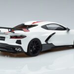 Chevrolet Hennessey Corvette C8 Arctic Fehér GT Spirit 1:18 GT317 Gyanta - image 2 of 6