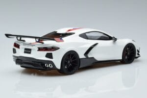 Chevrolet Hennessey Corvette C8 Arctic Fehér GT Spirit 1:18 GT317 Gyanta – 2. kép a 6-ből