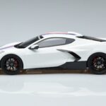 Chevrolet Hennessey Corvette C8 Arctic Fehér GT Spirit 1:18 GT317 Gyanta - image 3 of 6