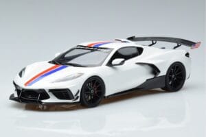 Chevrolet Hennessey Corvette C8 Arctic Fehér GT Spirit 1:18 GT317 Gyanta
