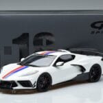 Chevrolet Hennessey Corvette C8 Arctic Fehér GT Spirit 1:18 GT317 Gyanta - image 6 of 6