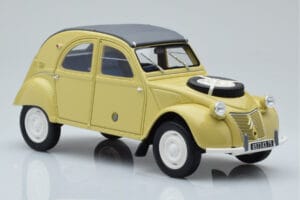 Citroen 2CV Sahara Sárga Otto 1:18 OT1027 Gyanta – 4. kép a 6-ből