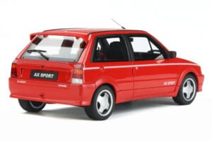 Citroen AX Sport Piros Otto 1:18 OT799 Gyanta – 2. kép a 5-ből