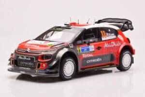 Citroen C3 WRC #11 S. Loeb / D. Elena Rally Mexico 2018 Norev 1:18 181638 Fém