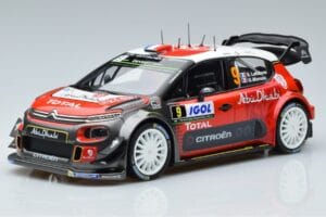 Citroen C3 WRC #9 S. Lefebvre / G. Moreau Tour de Corse 2017 Norev 1:18 181633 Fém
