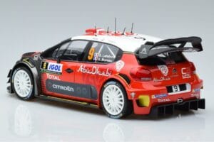 Citroen C3 WRC #9 S. Lefebvre / G. Moreau Tour de Corse 2017 Norev 1:18 181633 Fém – 5. kép a 6-ből