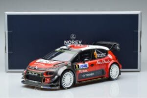 Citroen C3 WRC #9 S. Lefebvre / G. Moreau Tour de Corse 2017 Norev 1:18 181633 Fém – 6. kép a 6-ből