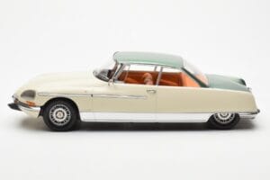 Citroen DS 21 Le Leman Kabrió Elefántcsont és Zöld Norev 1:18 181751 Fém – 3. kép a 6-ből