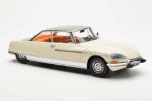 Citroen DS 21 Le Leman Kabrió Elefántcsont és Zöld Norev 1:18 181751 Fém – 4. kép a 6-ből
