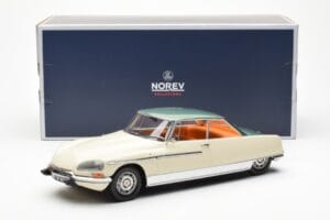 Citroen DS 21 Le Leman Kabrió Elefántcsont és Zöld Norev 1:18 181751 Fém – 6. kép a 6-ből