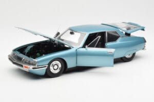 Citroen SM Világoskék Metál Norev 1:18 181589 Fém – 2. kép a 8-ből