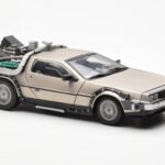DeLorean DMC-12 Time Machine Back to the Future Ezüst Sun Star 1:18 - image 6 of 8