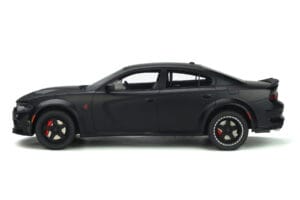 Dodge Charger SRT Hellcat Widebody Fekete GT Spirit 1:18 GT301 Gyanta – 3. kép a 5-ből