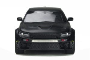Dodge Charger SRT Hellcat Widebody Fekete GT Spirit 1:18 GT301 Gyanta – 4. kép a 5-ből