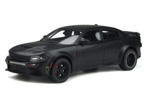 Dodge Charger SRT Hellcat Widebody Fekete GT Spirit 1:18