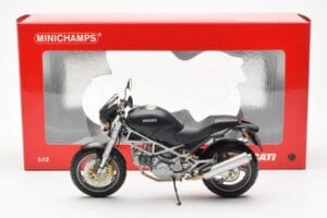 Ducati Monster M900 Fekete Minichamps 1:12 122120101 Fém – 4. kép a 4-ből