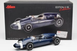 Cooper T51 Climax #14 S. Moss Italian GP Winner 1959 Schuco 1:18 450032600 Fém – 8. kép a 8-ből