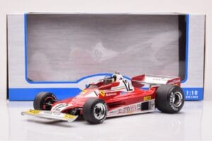 Ferrari 312 T2B #12 C. Reutemann Swedish GP 1977 MCG 1:18 MCG18625F Fém – 6. kép a 6-ből
