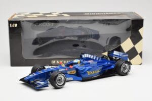 Prost AP03 Peugeot #15 N. Heidfeld F1 Showcar 2000 Minichamps 1:18 180000085 Gyanta – 6. kép a 6-ből