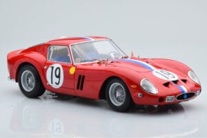 Ferrari 250 GTO #19 24 Hours of Le Mans 1962 Kyosho 1:18 08438A Fém – 6. kép a 10-ből