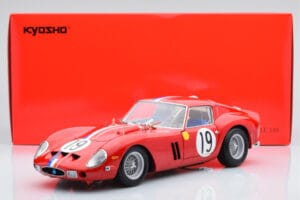 Ferrari 250 GTO #19 24 Hours of Le Mans 1962 Kyosho 1:18 08438A Fém – 10. kép a 10-ből
